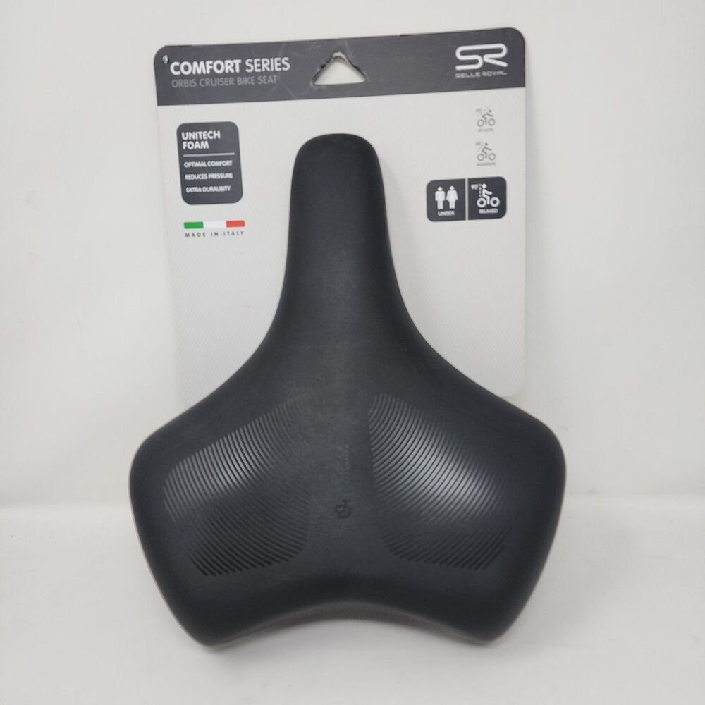 Selle Royal Orbis Cruiser Bike Seat Unitech Foam Comfort Series Durable Unisex